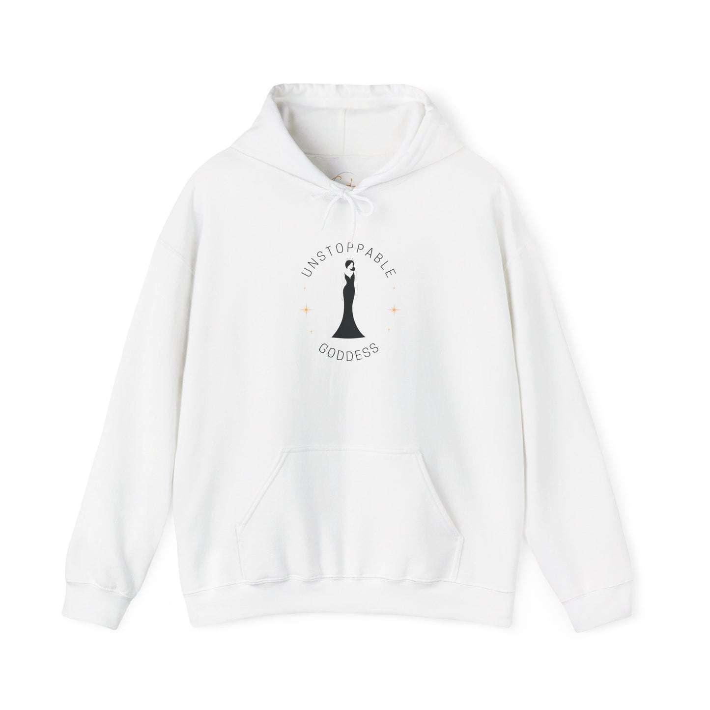 Unstoppable Goddess Hooded Sweatshirt - Empowering Unisex Heavy Blend™ Hoodie
