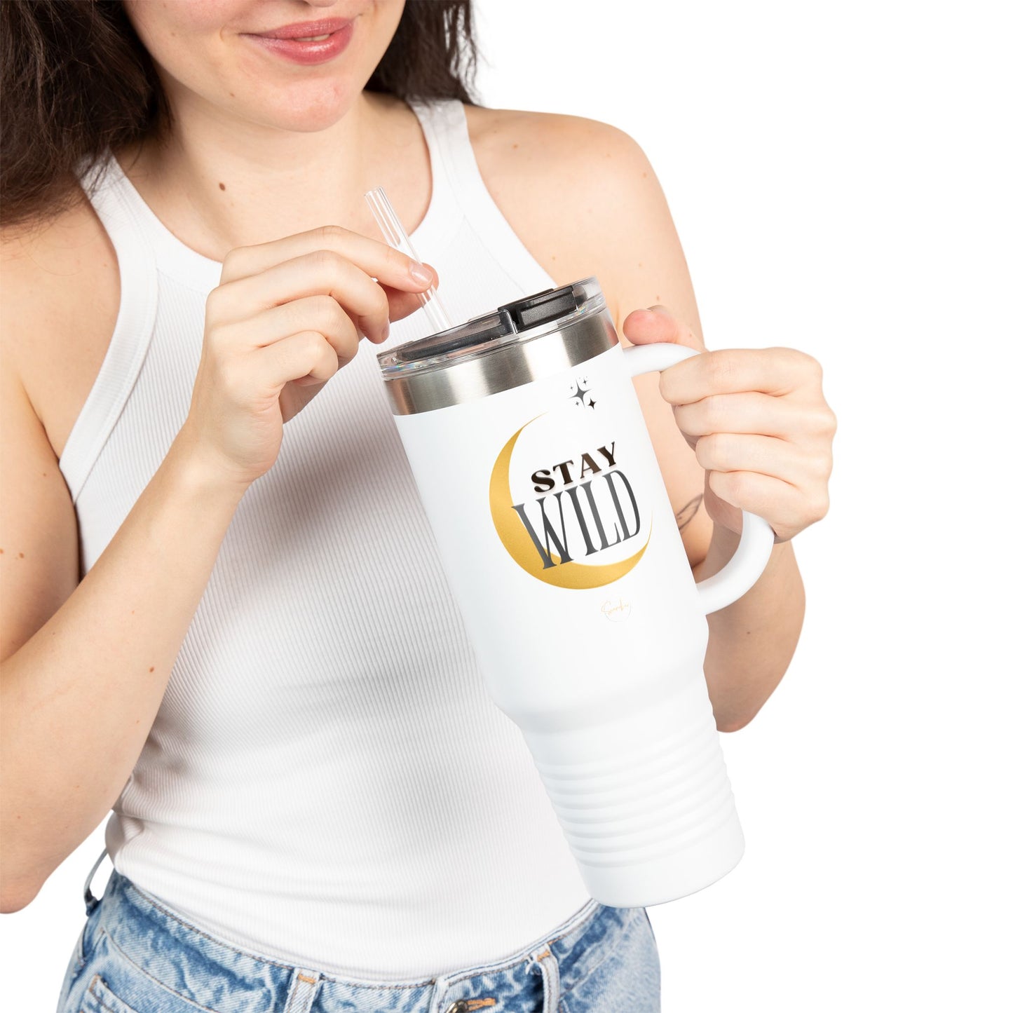 Stay Wild Insulated Travel Mug - 40oz Adventure Companion