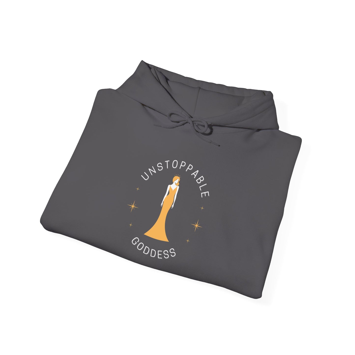 Unstoppable Goddess Hooded Sweatshirt - Empowering Unisex Heavy Blend™ Hoodie