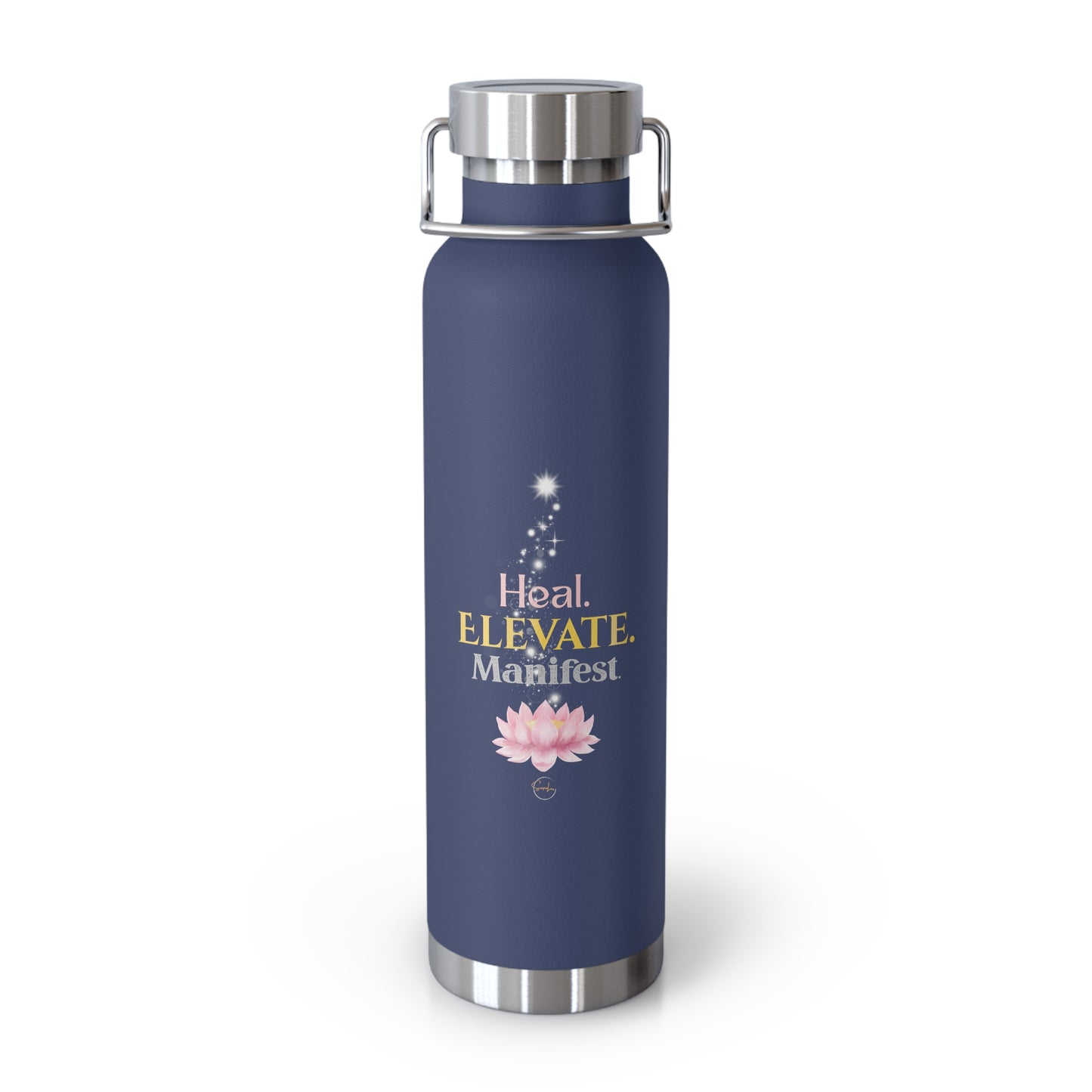 Goddess Energy Insulated Water Bottle – Heal, Elevate, Manifest | 22oz Copper Vacuum Flask for Wellness & Self-Care
