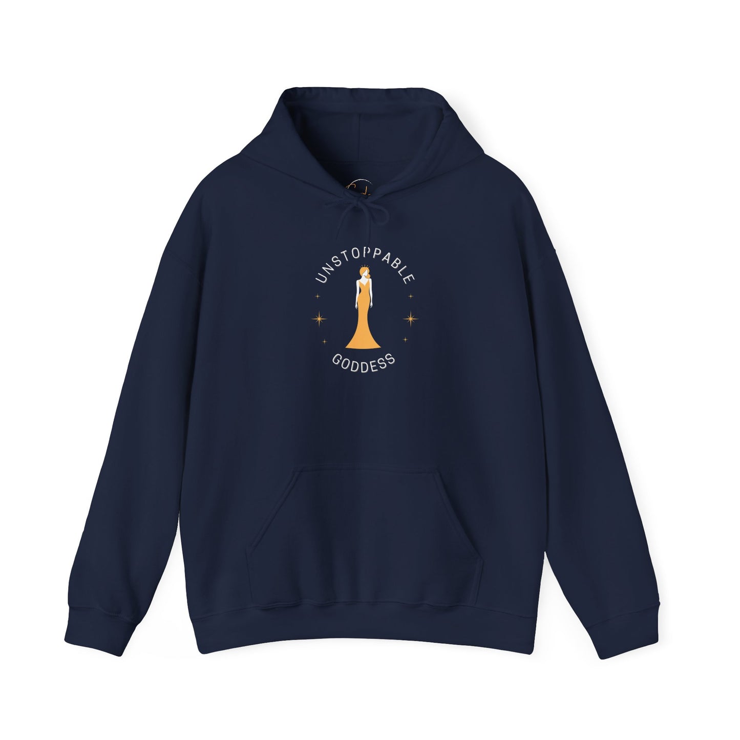 Unstoppable Goddess Hooded Sweatshirt - Empowering Unisex Heavy Blend™ Hoodie