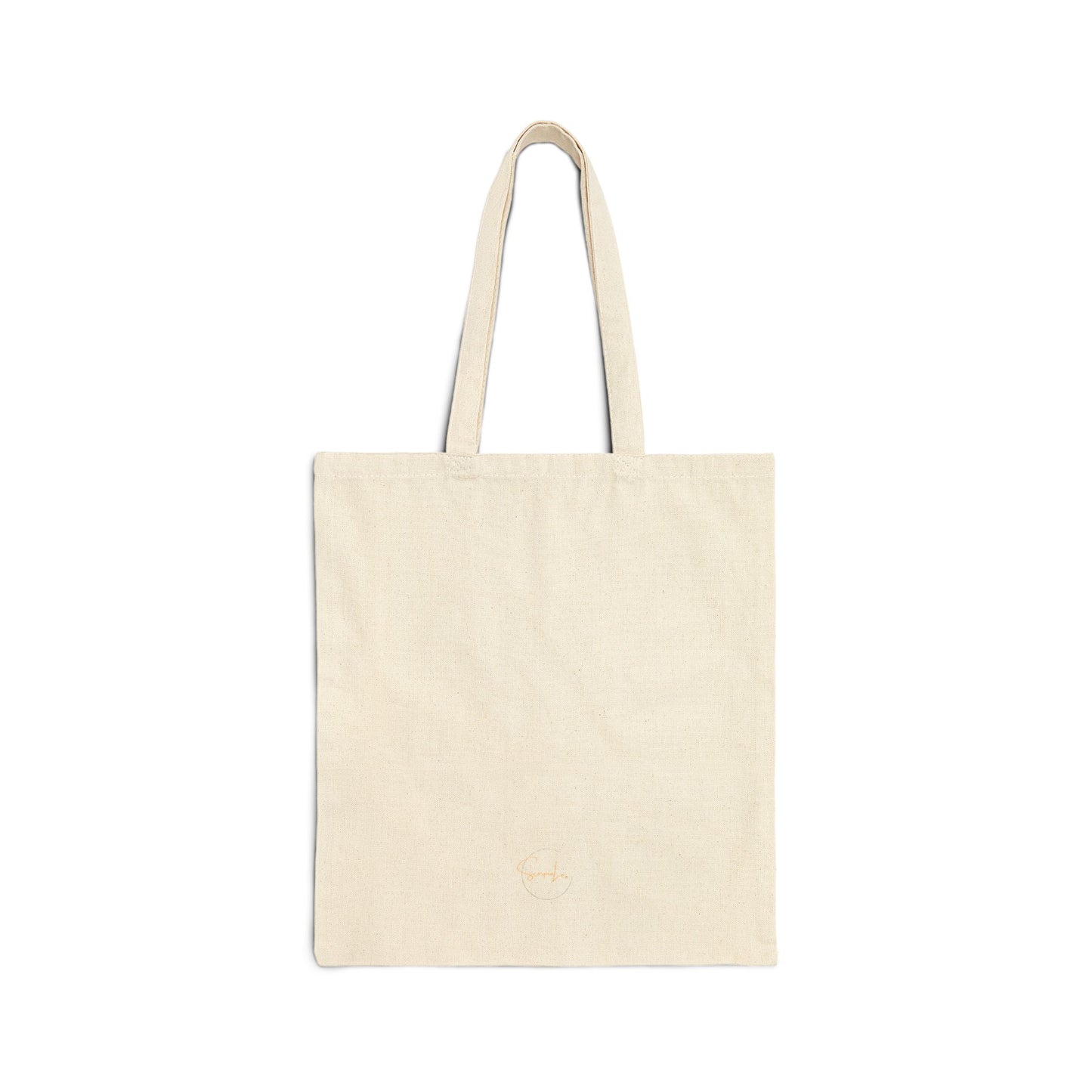 Manifesting Greatness Cotton Canvas Tote Bag - Eco-Friendly, Stylish, and Motivational