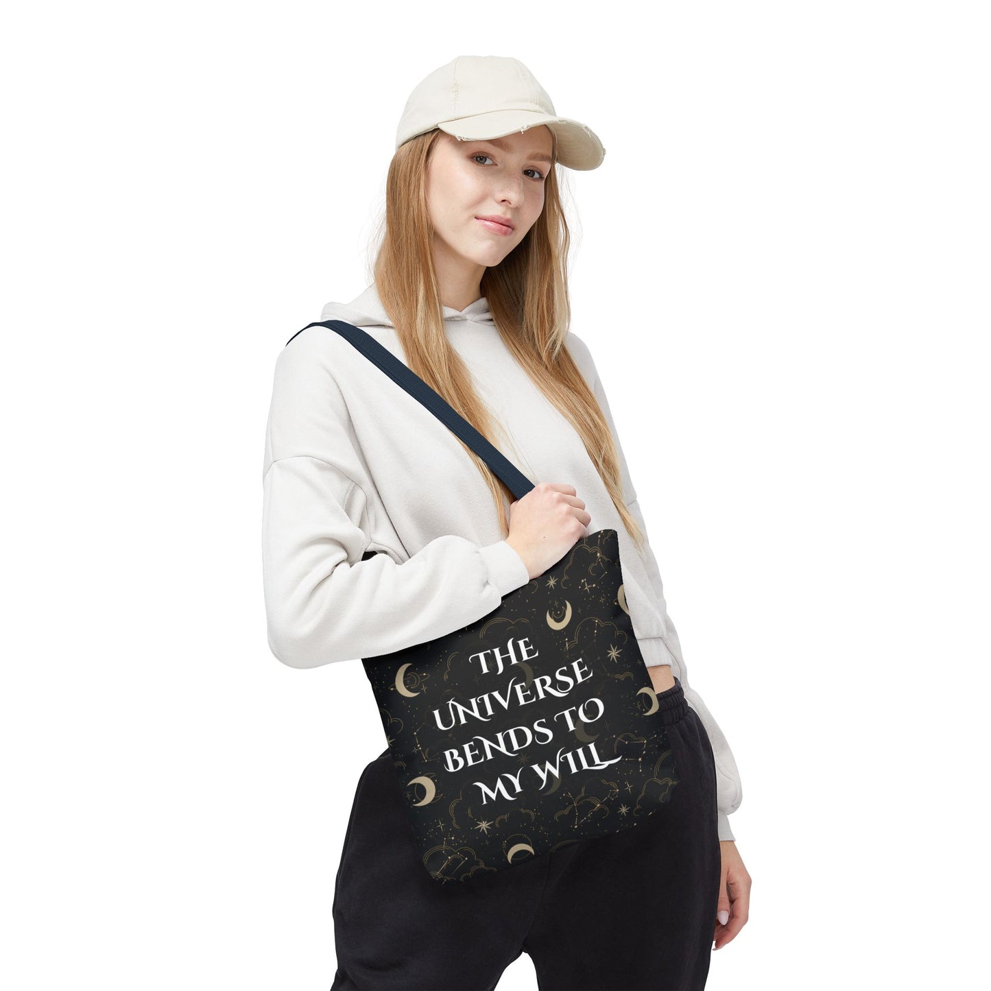 Astrology Tote Bag - The Universe Bends to My Will | Celestial Design for Magic Lovers