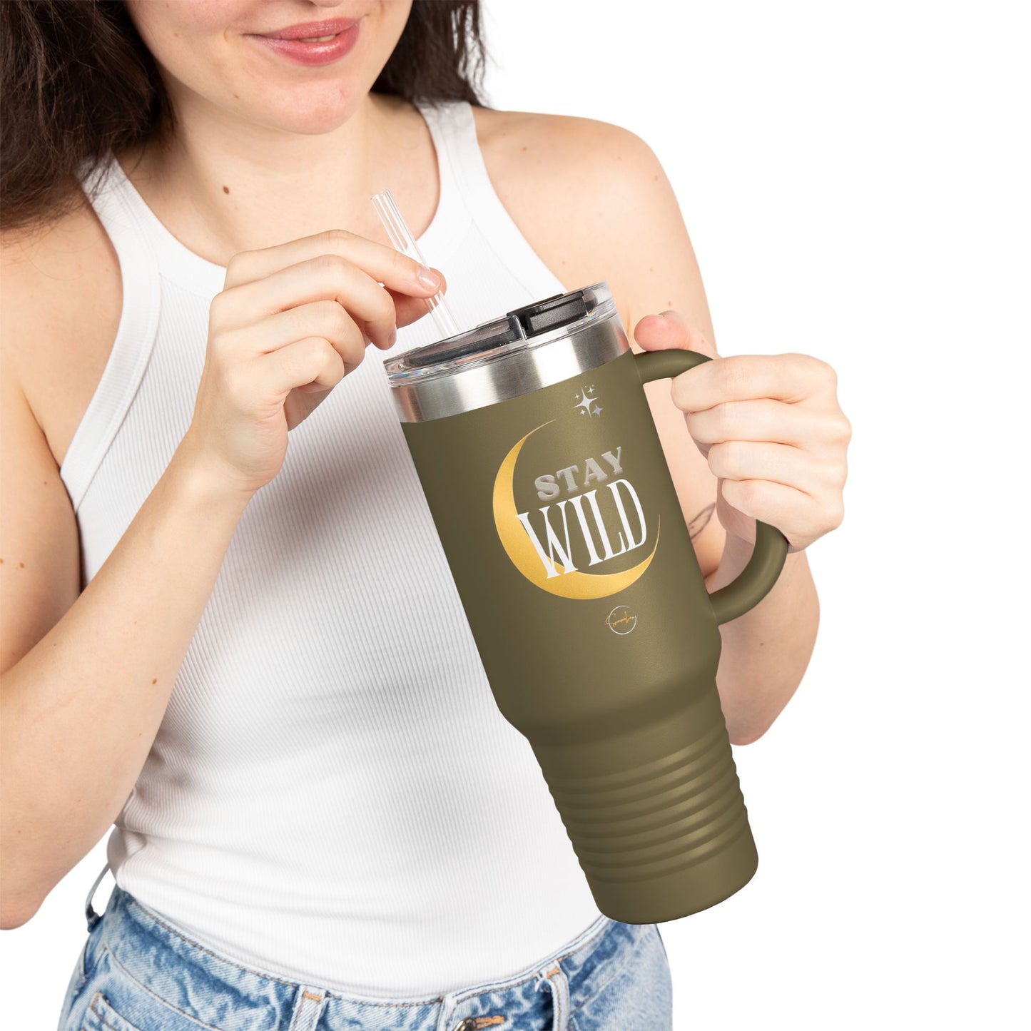 Stay Wild Insulated Travel Mug - 40oz Adventure Companion