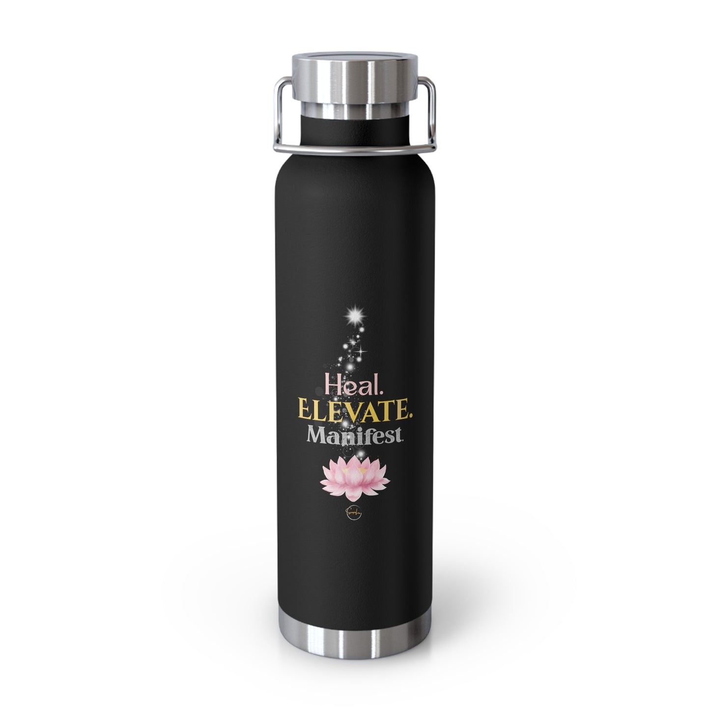 Goddess Energy Insulated Water Bottle – Heal, Elevate, Manifest | 22oz Copper Vacuum Flask for Wellness & Self-Care