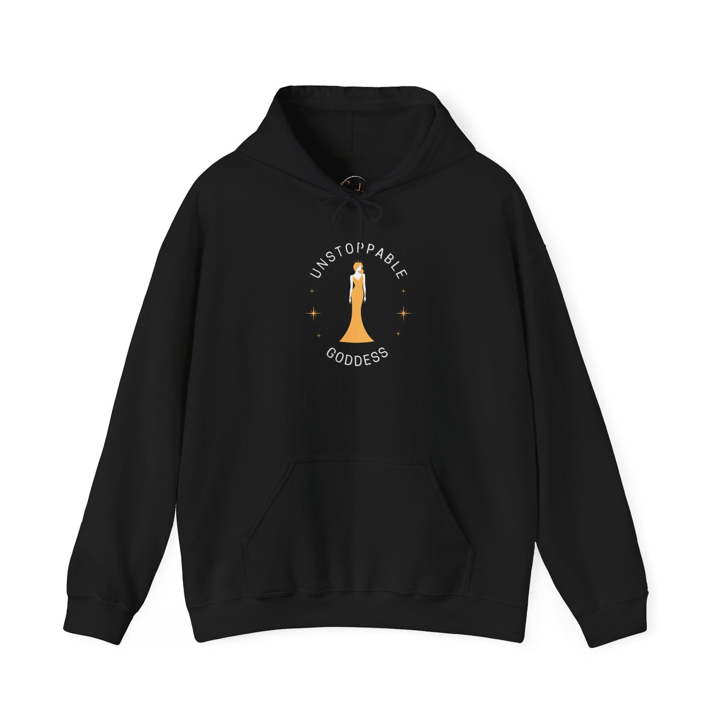 Unstoppable Goddess Hooded Sweatshirt - Empowering Unisex Heavy Blend™ Hoodie