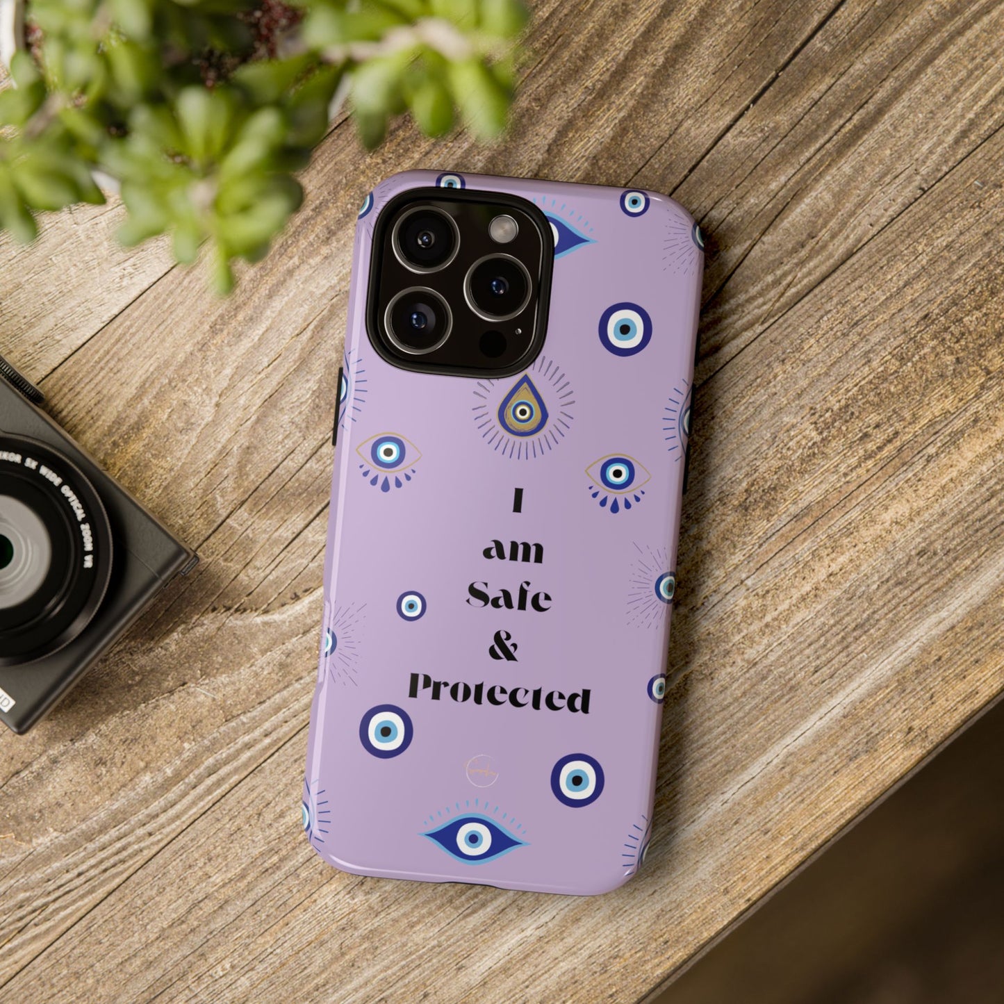 Evil Eye Protection Phone Case - 'I am Safe & Protected'