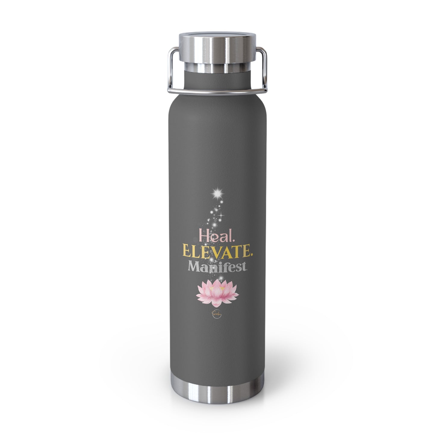 Goddess Energy Insulated Water Bottle – Heal, Elevate, Manifest | 22oz Copper Vacuum Flask for Wellness & Self-Care
