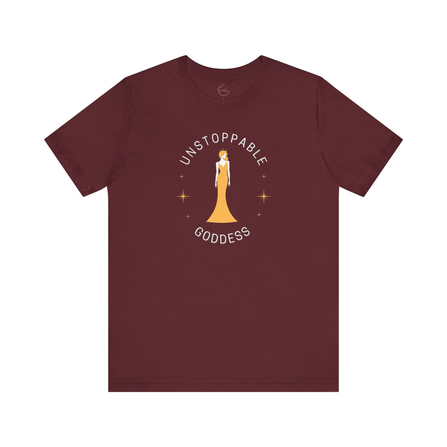 Unstoppable Goddess T-Shirt - Empowering Unisex Short Sleeve Tee
