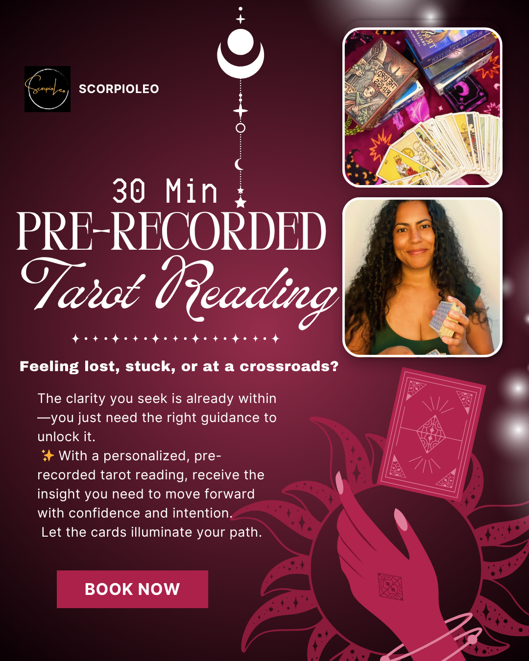 30 min Pre-Recorded Tarot Reading