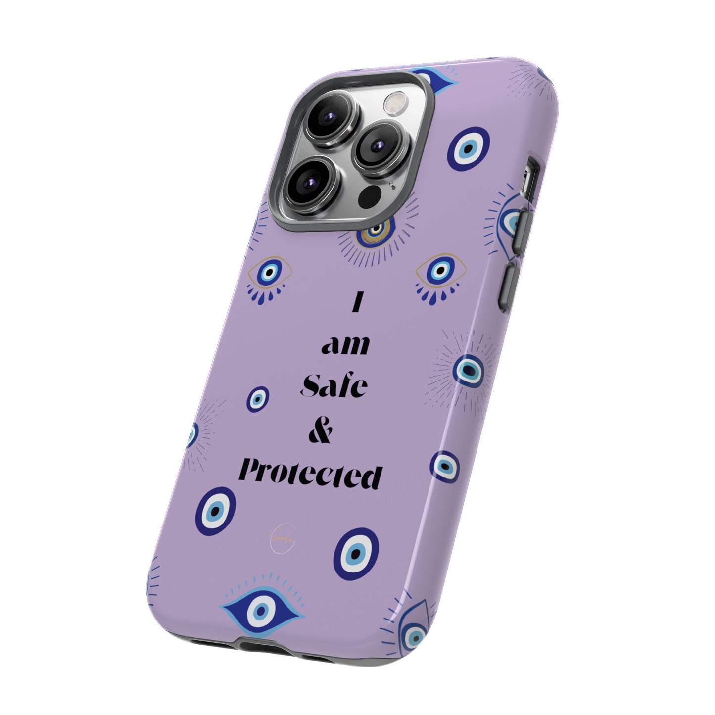 Evil Eye Protection Phone Case - 'I am Safe & Protected'