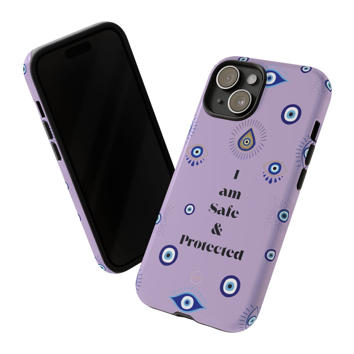 Evil Eye Protection Phone Case - 'I am Safe & Protected'