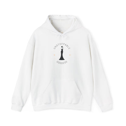 Unstoppable Goddess Hooded Sweatshirt - Empowering Unisex Heavy Blend™ Hoodie