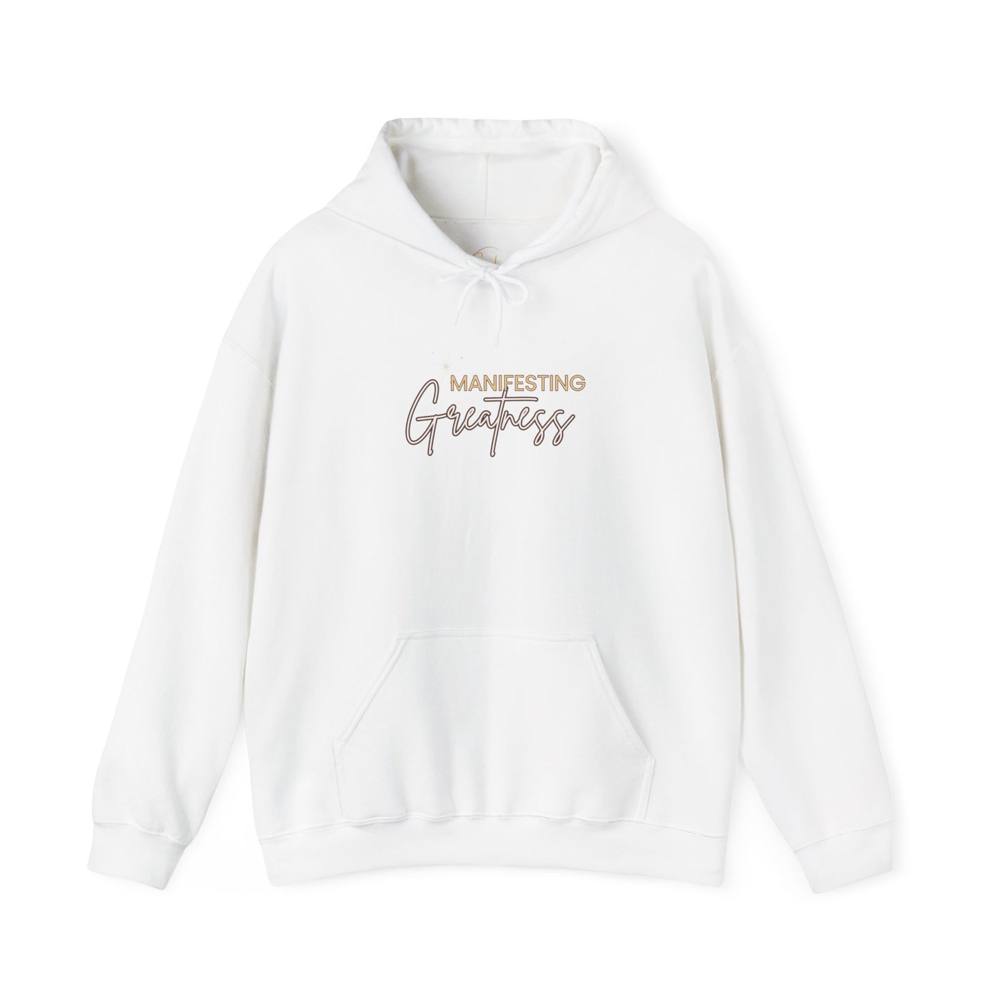 Manifesting Greatness Hoodie - Unisex Heavy Blend Sweatshirt for Empowerment & Comfort
