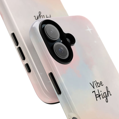 Phone Case - Vibe High Quote Pink Sky Magic Sparkle