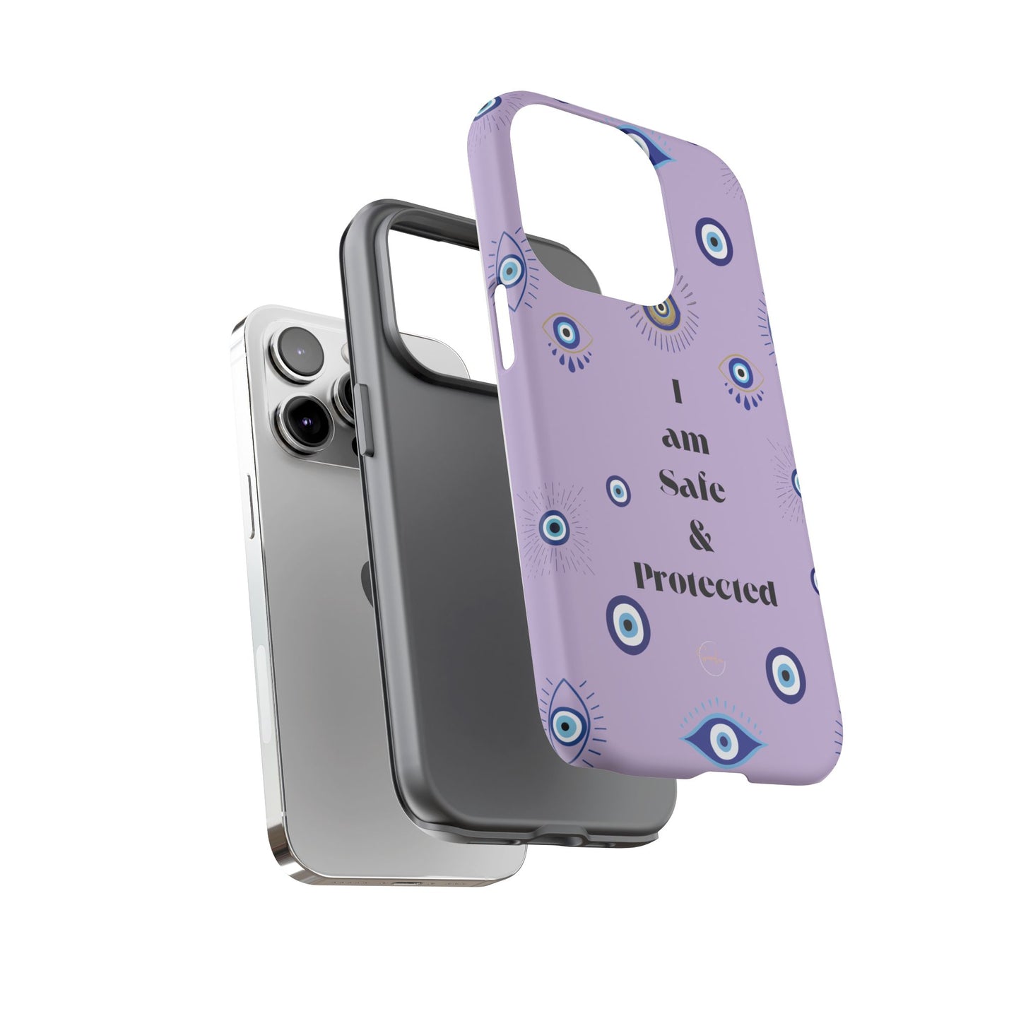Evil Eye Protection Phone Case - 'I am Safe & Protected'