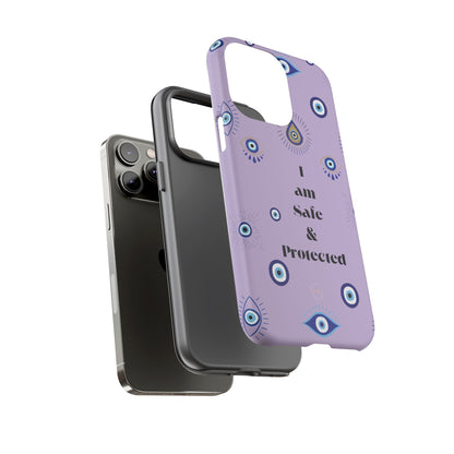 Evil Eye Protection Phone Case - 'I am Safe & Protected'