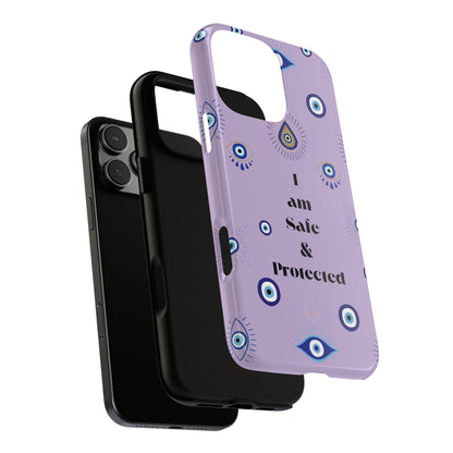 Evil Eye Protection Phone Case - 'I am Safe & Protected'