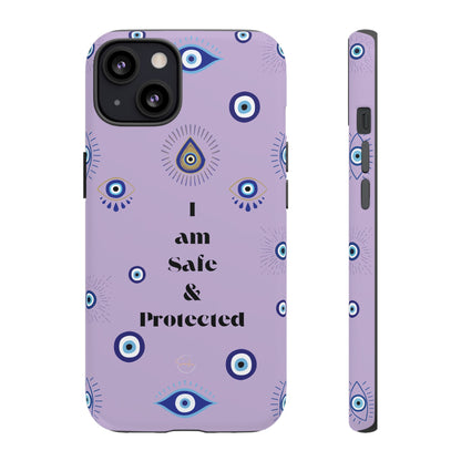 Evil Eye Protection Phone Case - 'I am Safe & Protected'