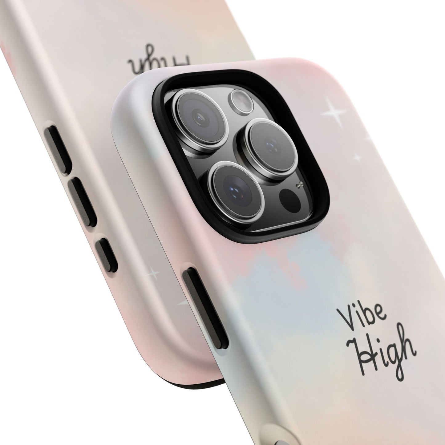 Phone Case - Vibe High Quote Pink Sky Magic Sparkle