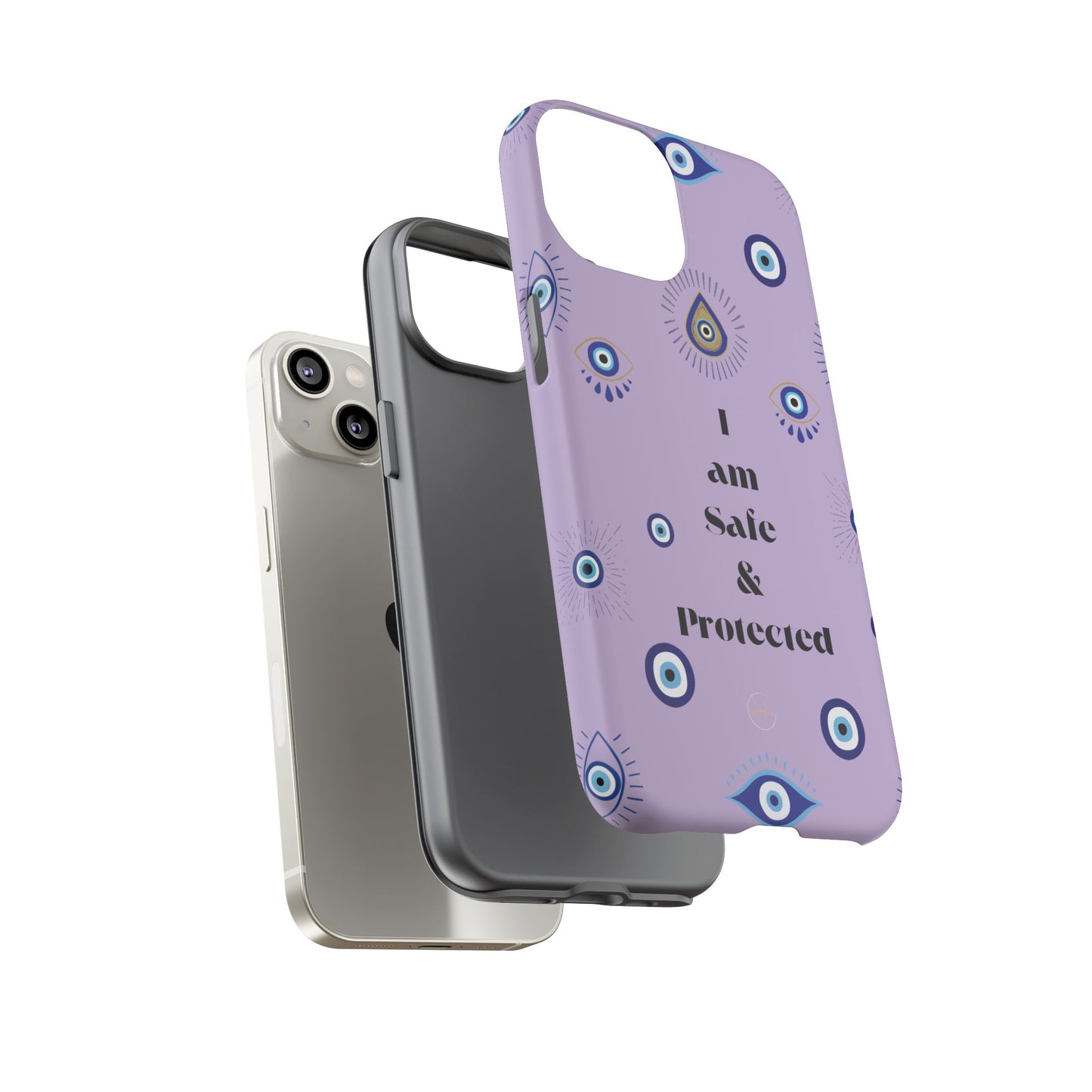 Evil Eye Protection Phone Case - 'I am Safe & Protected'