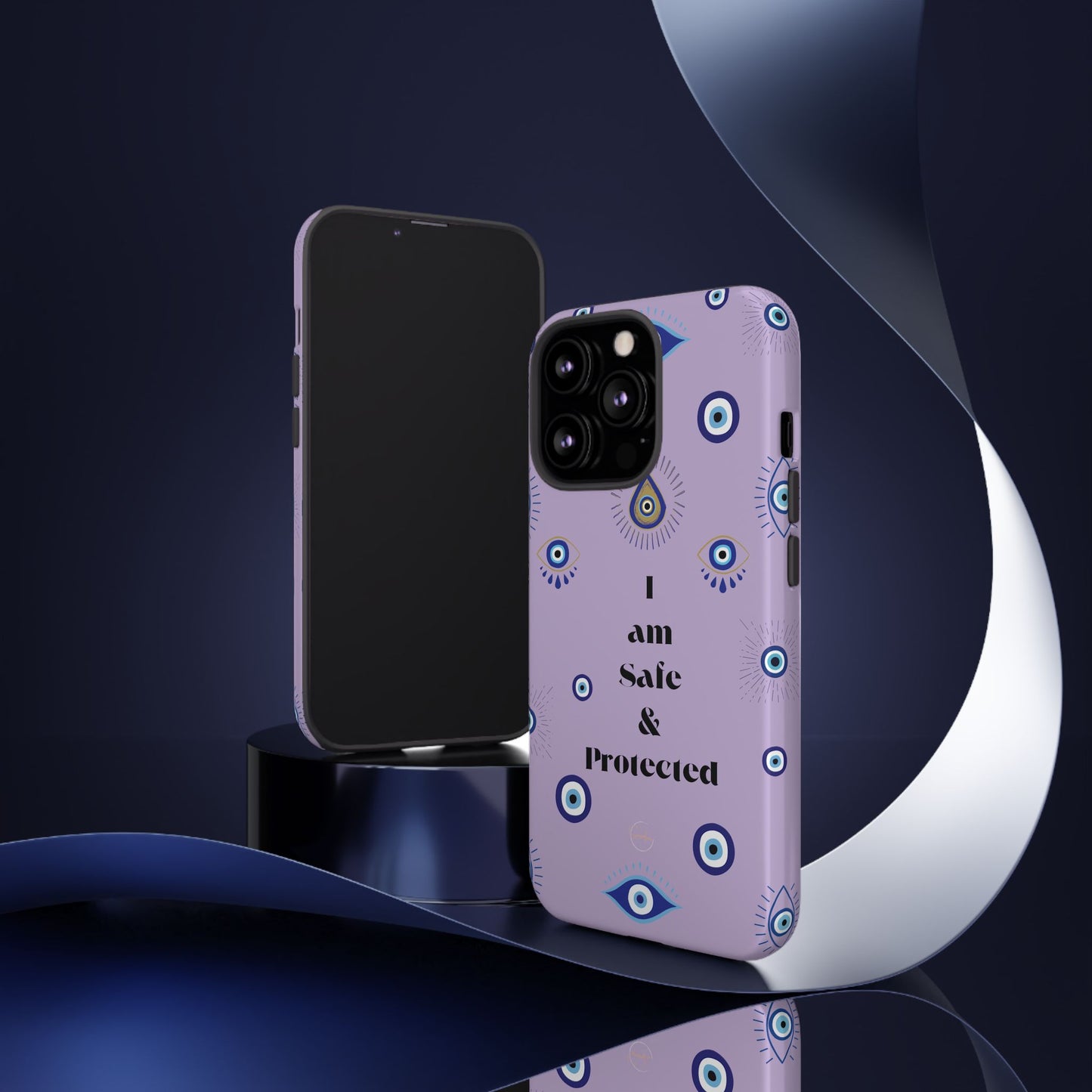 Evil Eye Protection Phone Case - 'I am Safe & Protected'