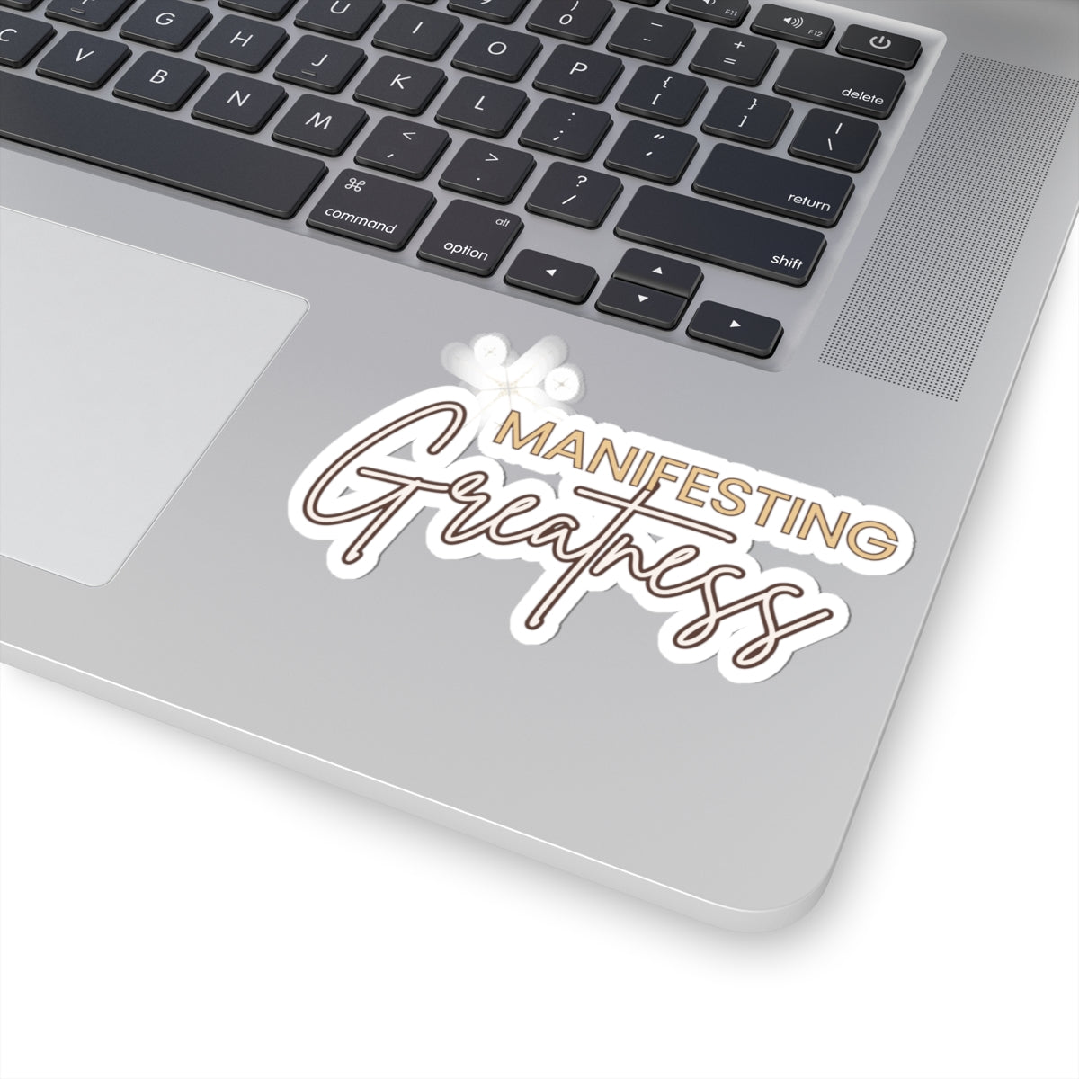 Manifesting Greatness Kiss-Cut Stickers | Inspirational Sticker for Journals, Laptops & Water Bottles