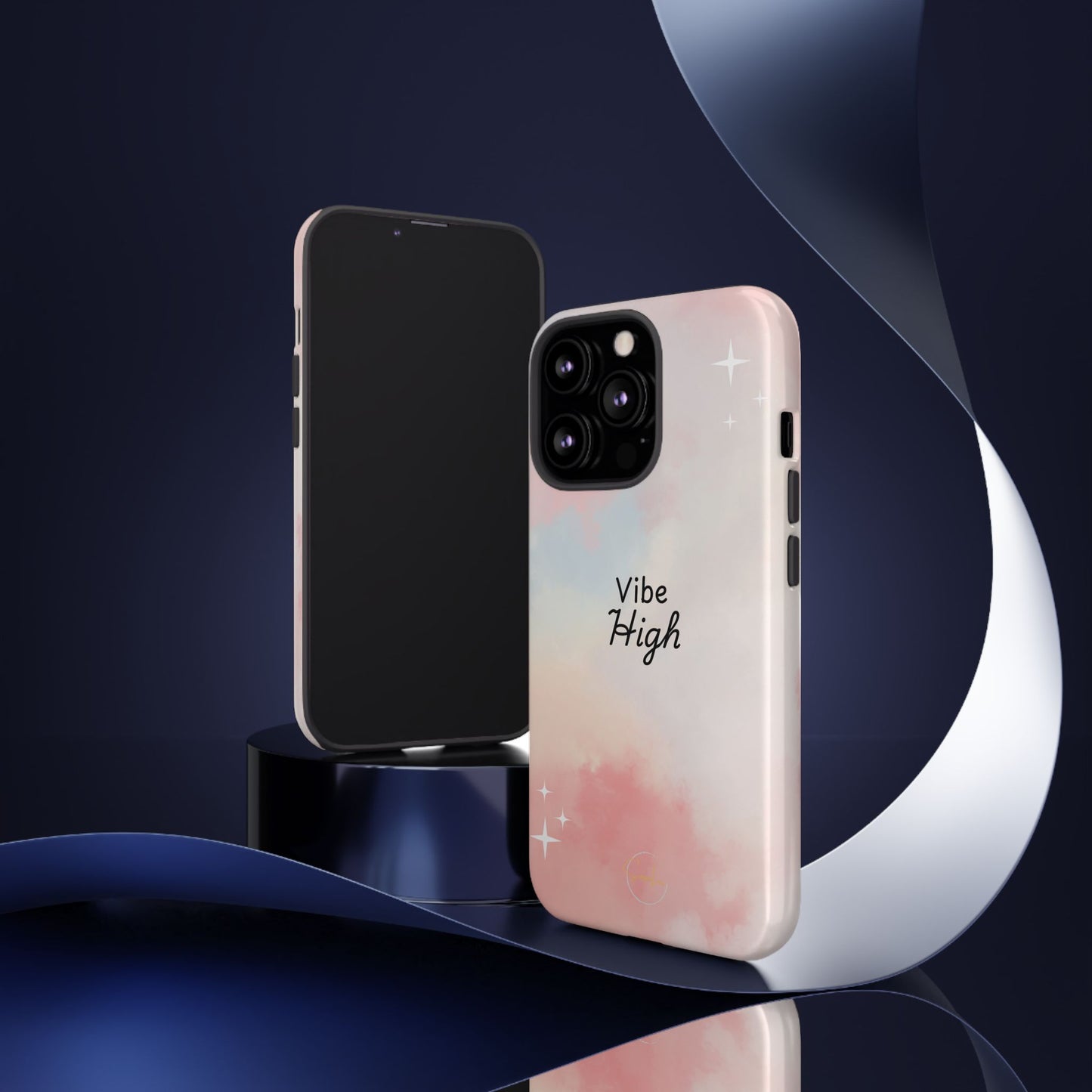 Phone Case - Vibe High Quote Pink Sky Magic Sparkle
