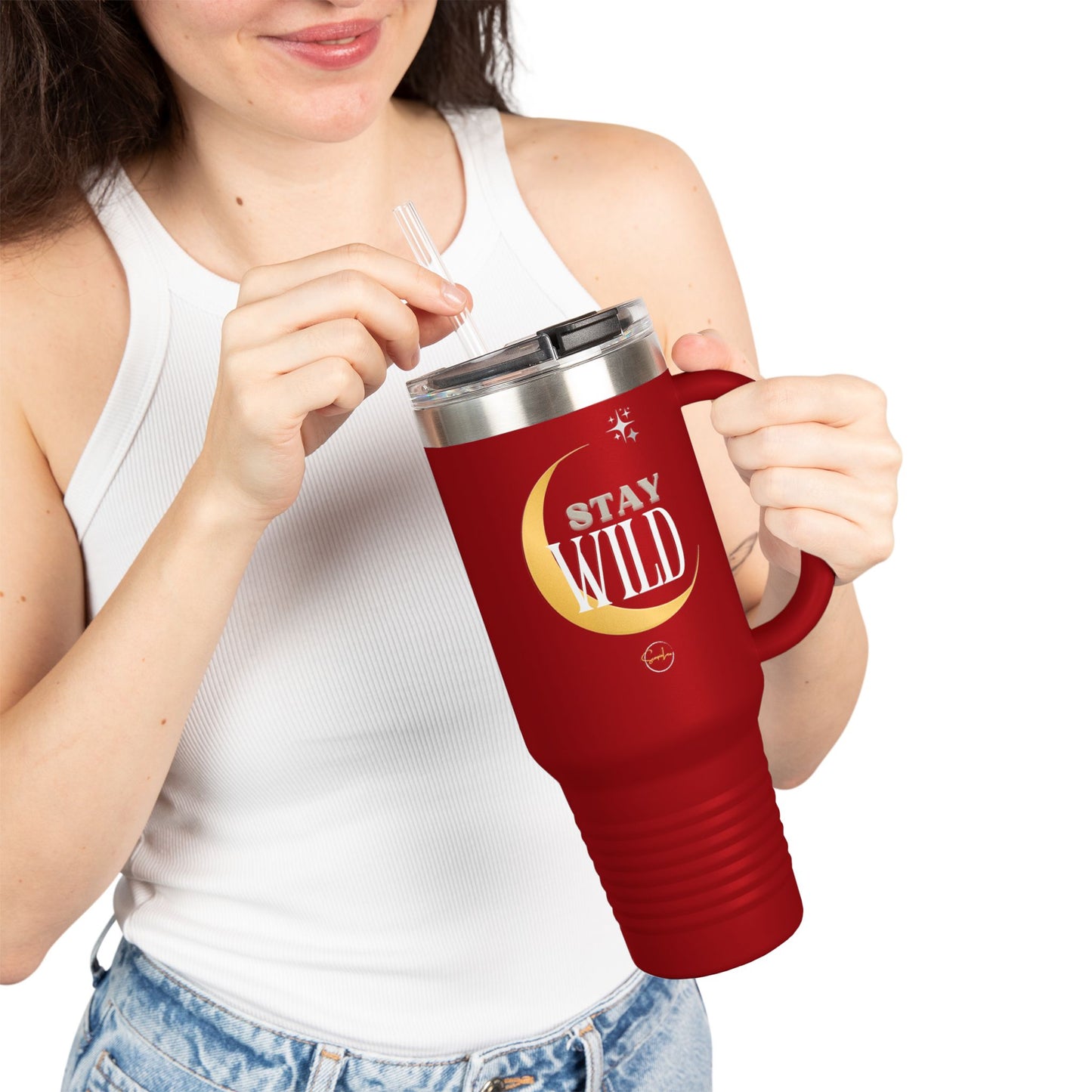 Stay Wild Insulated Travel Mug - 40oz Adventure Companion