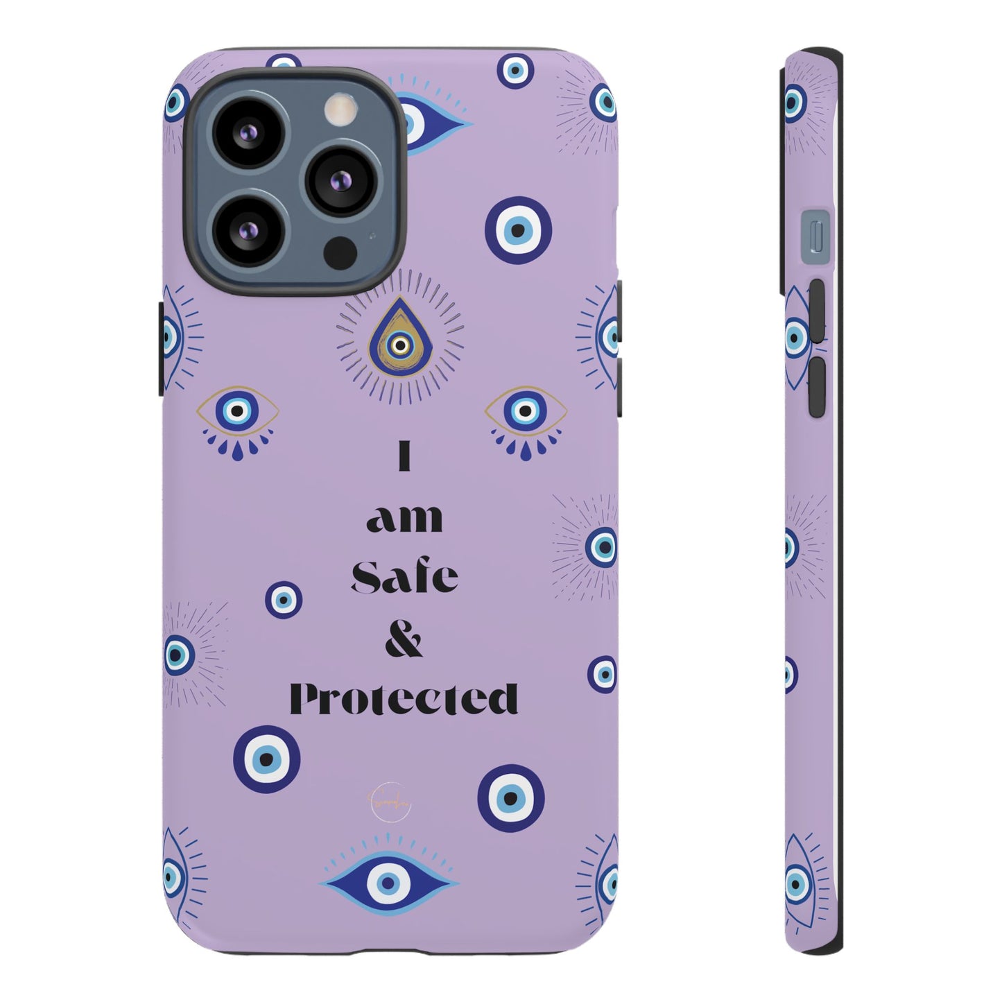 Evil Eye Protection Phone Case - 'I am Safe & Protected'