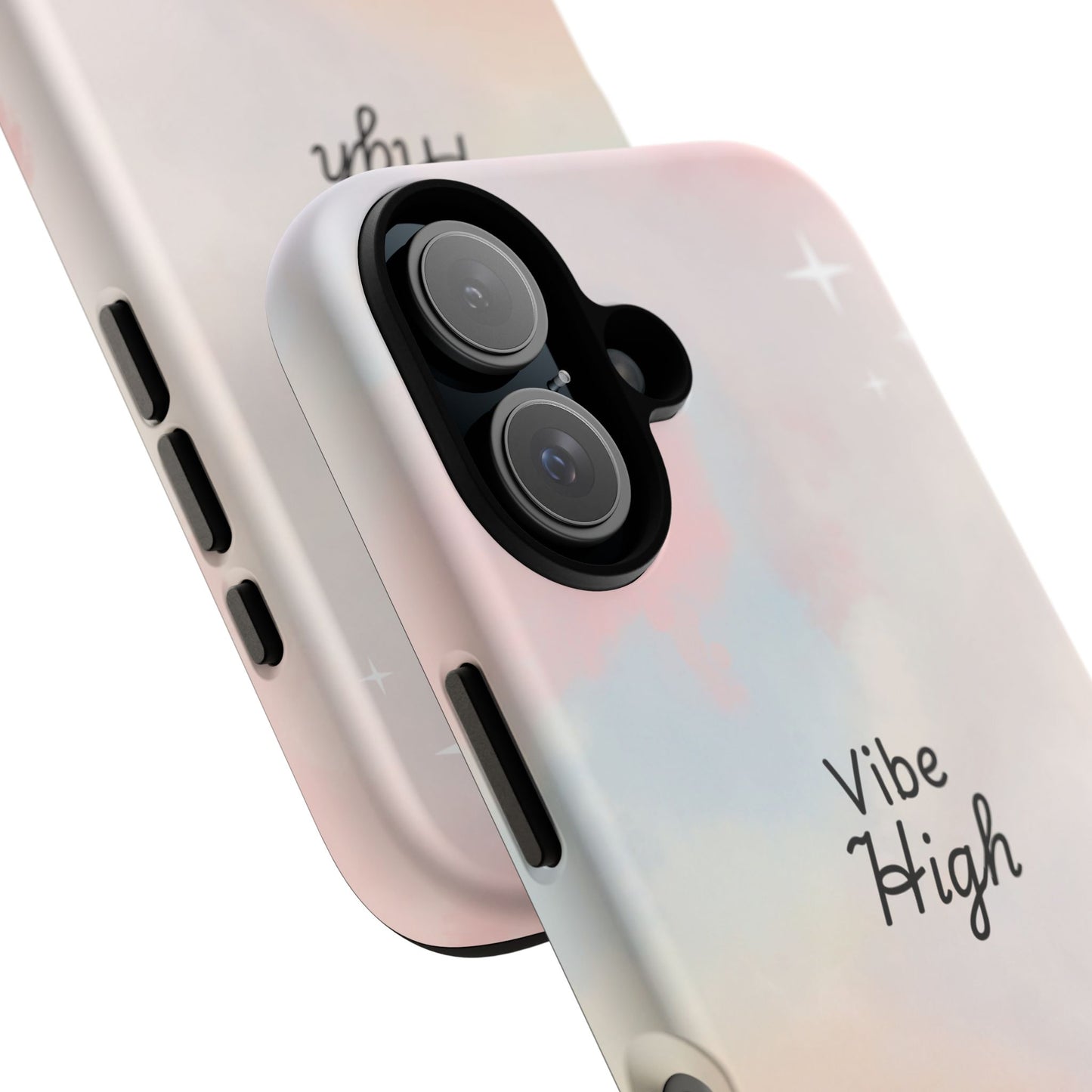 Phone Case - Vibe High Quote Pink Sky Magic Sparkle