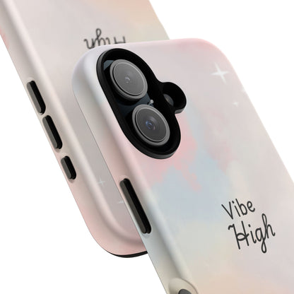 Phone Case - Vibe High Quote Pink Sky Magic Sparkle