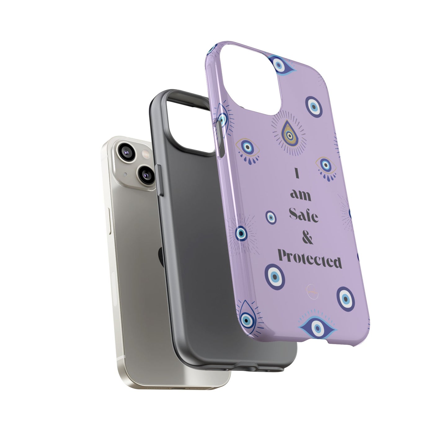 Evil Eye Protection Phone Case - 'I am Safe & Protected'