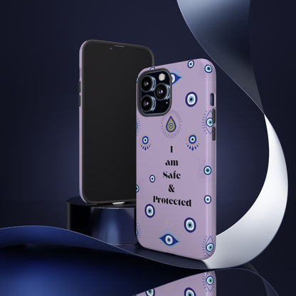 Evil Eye Protection Phone Case - 'I am Safe & Protected'