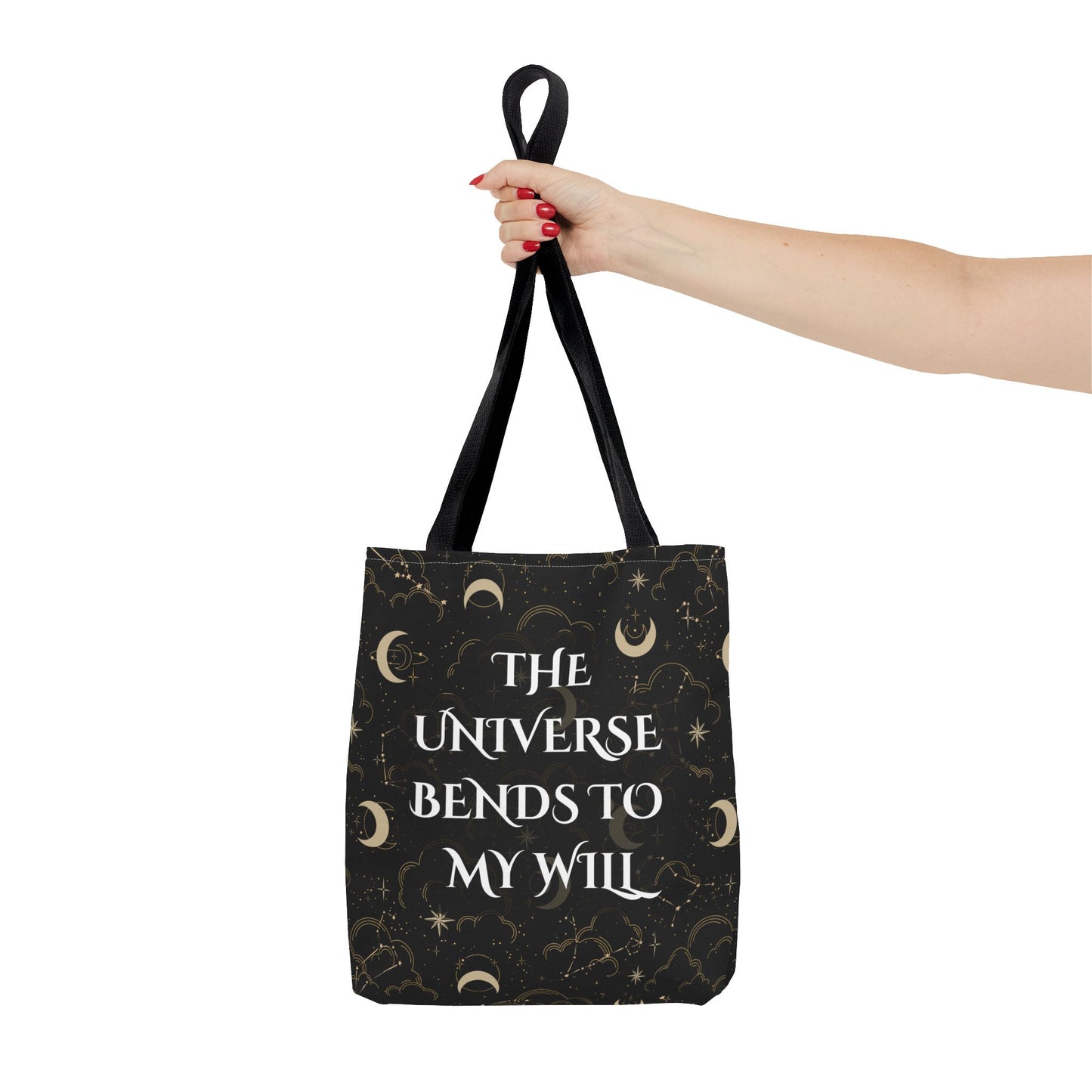 Astrology Tote Bag - The Universe Bends to My Will | Celestial Design for Magic Lovers