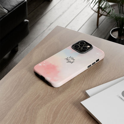 Phone Case - Vibe High Quote Pink Sky Magic Sparkle
