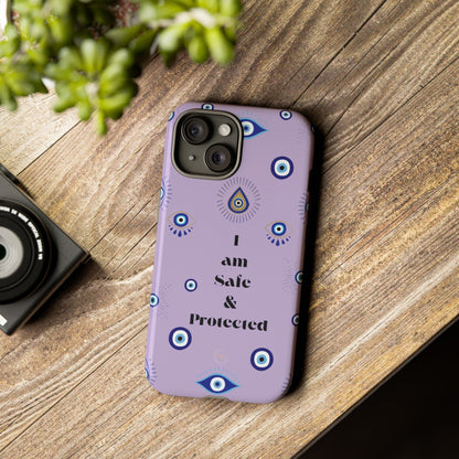 Evil Eye Protection Phone Case - 'I am Safe & Protected'