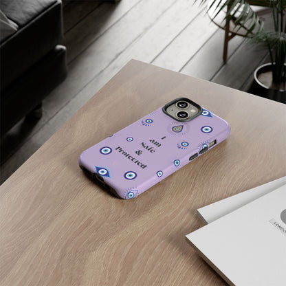 Evil Eye Protection Phone Case - 'I am Safe & Protected'