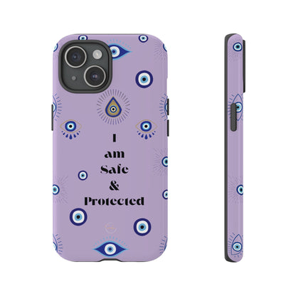 Evil Eye Protection Phone Case - 'I am Safe & Protected'