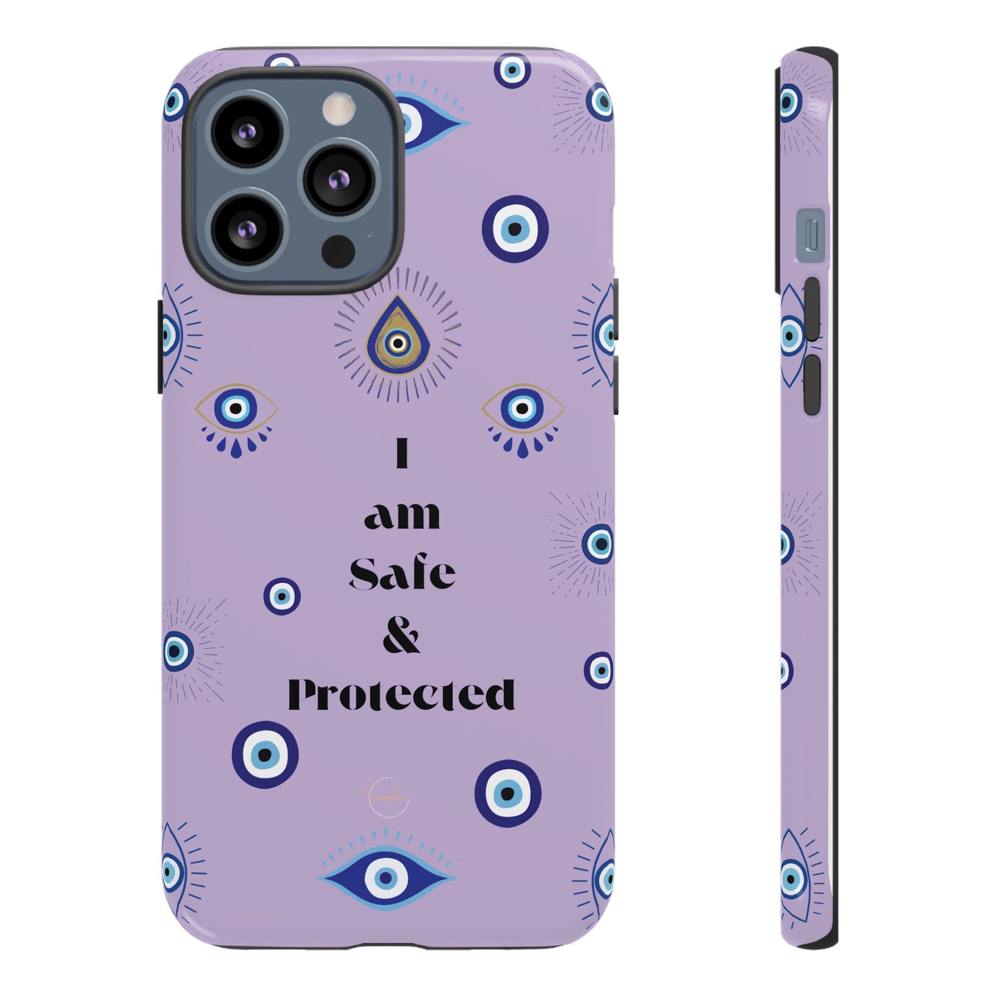 Evil Eye Protection Phone Case - 'I am Safe & Protected'