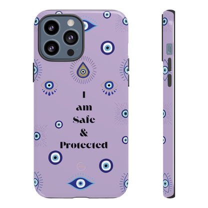 Evil Eye Protection Phone Case - 'I am Safe & Protected'