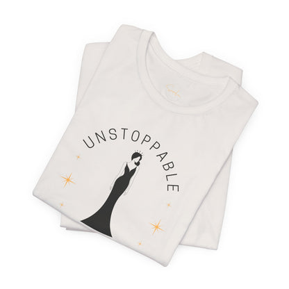 Unstoppable Goddess T-Shirt - Empowering Unisex Short Sleeve Tee