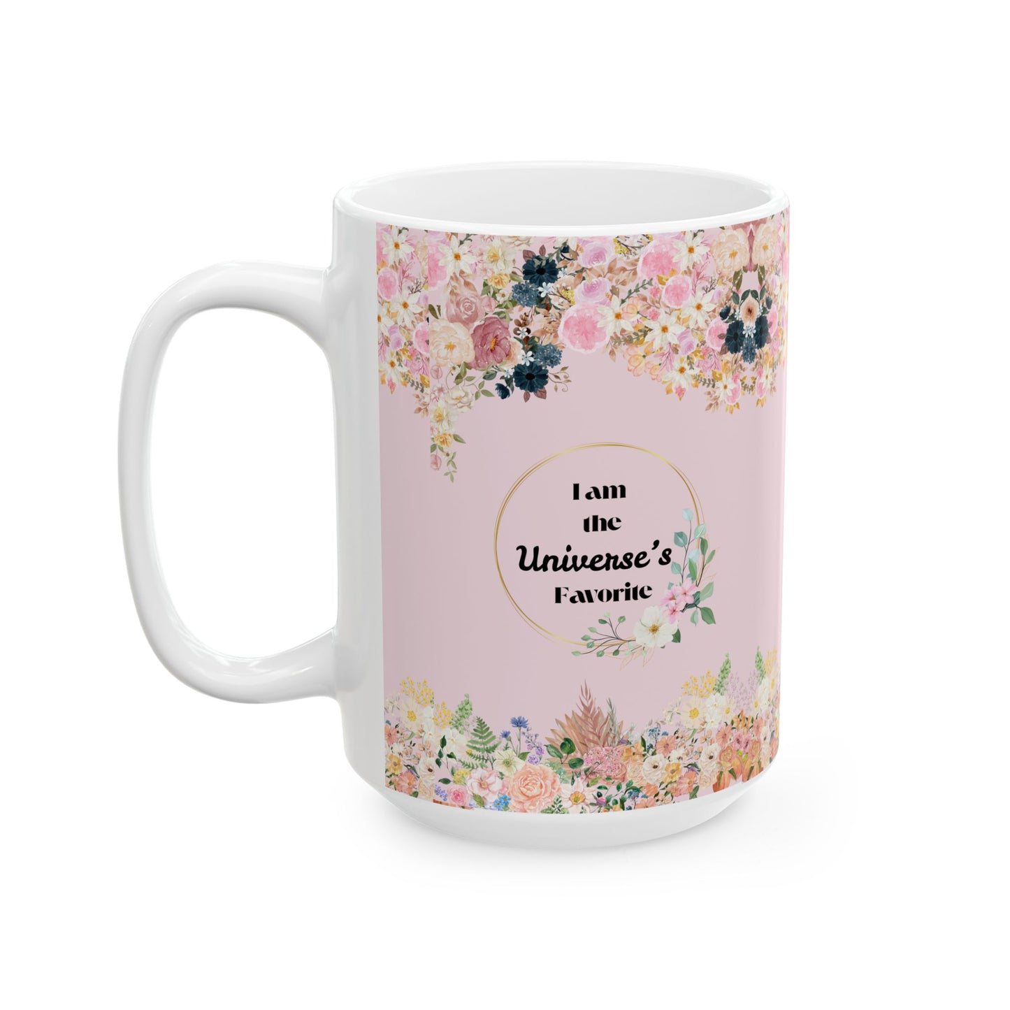 Floral Ceramic Mug – Beautiful Blooming Design for Coffee Lovers