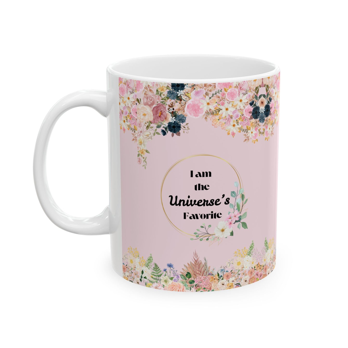 Floral Ceramic Mug – Beautiful Blooming Design for Coffee Lovers
