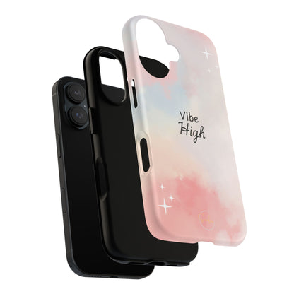 Phone Case - Vibe High Quote Pink Sky Magic Sparkle
