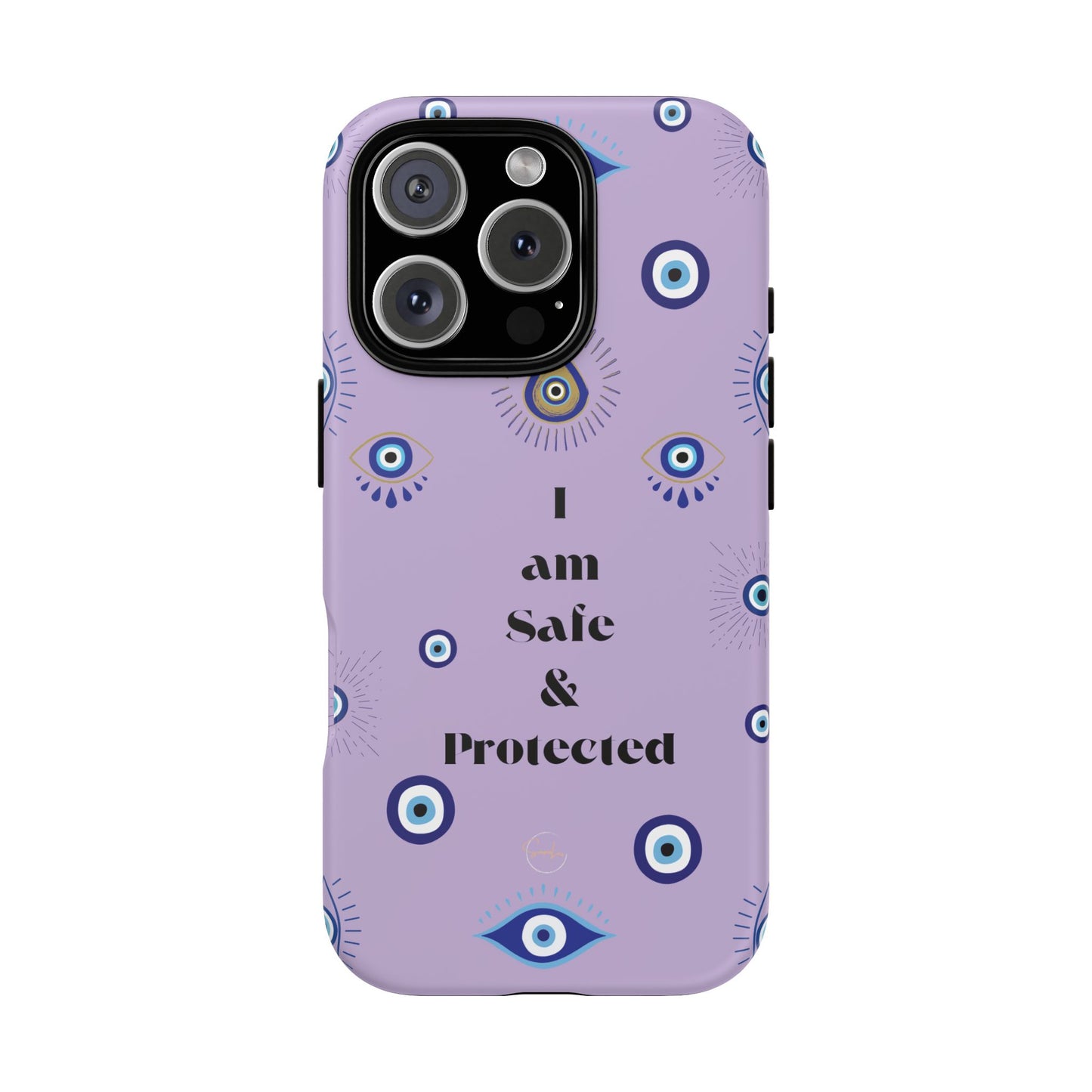 Evil Eye Protection Phone Case - 'I am Safe & Protected'