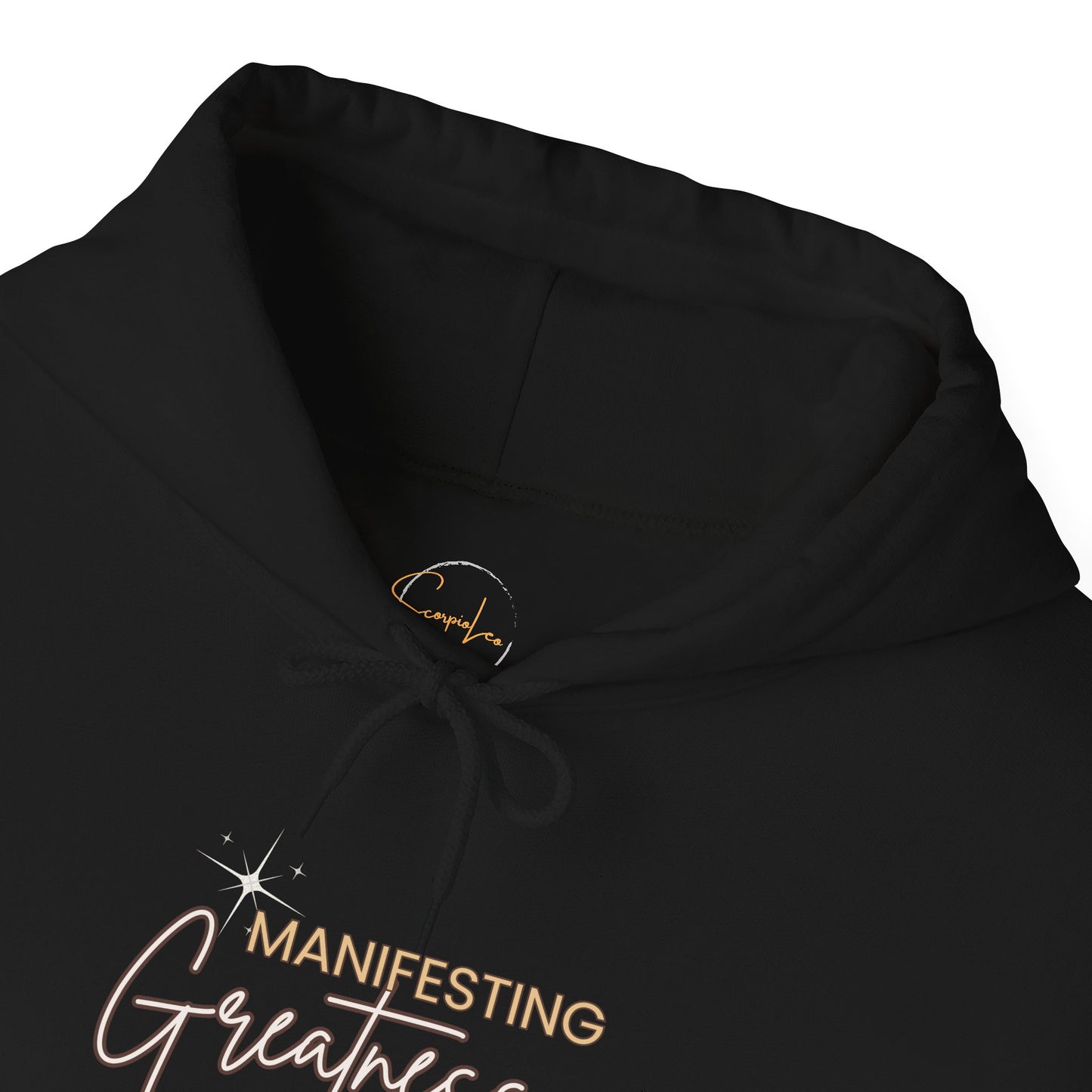 Manifesting Greatness Hoodie - Unisex Heavy Blend Sweatshirt for Empowerment & Comfort