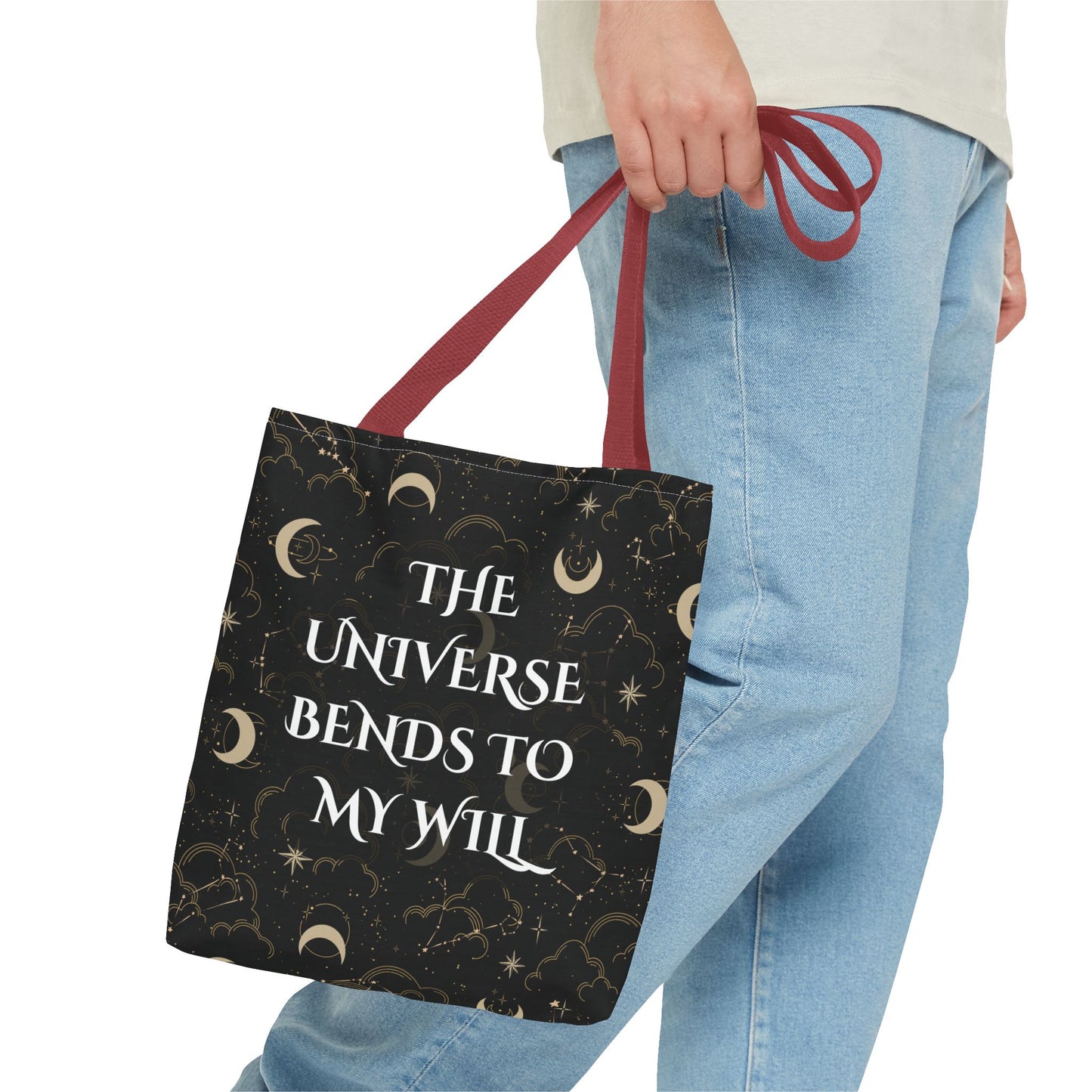Astrology Tote Bag - The Universe Bends to My Will | Celestial Design for Magic Lovers
