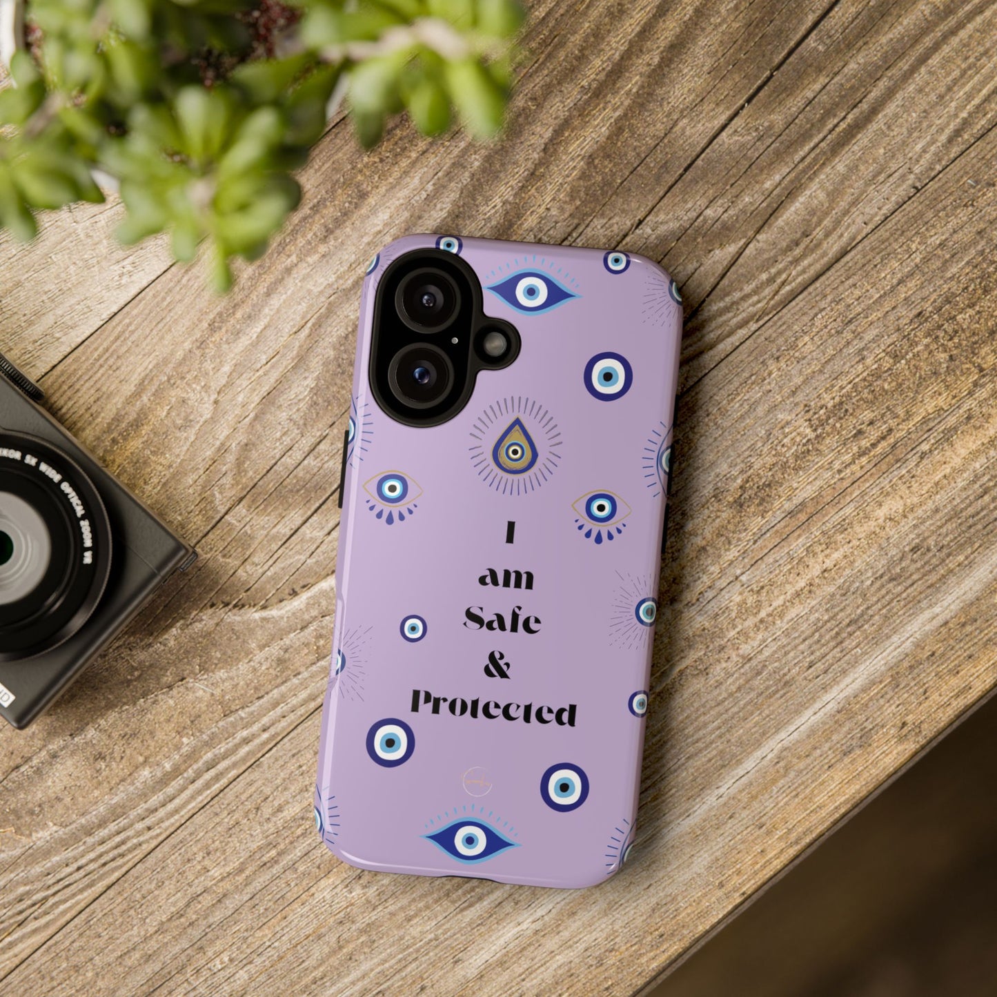 Evil Eye Protection Phone Case - 'I am Safe & Protected'
