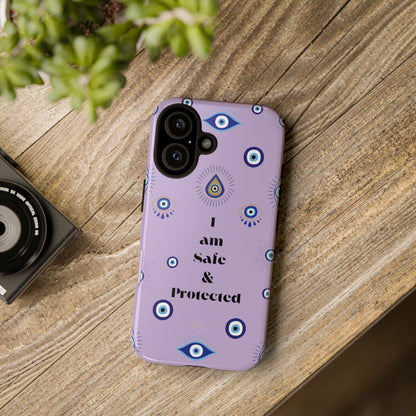 Evil Eye Protection Phone Case - 'I am Safe & Protected'